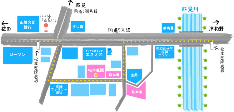 松本医院アクセスマップ